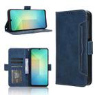 For Samsung Galaxy A06 Skin Feel Calf Texture Card Slots Leather Phone Case(Blue) - 1