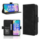 For Samsung Galaxy F06 5G / M06 5G Skin Feel Calf Texture Card Slots Leather Phone Case(Black) - 1