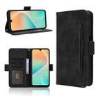 For Samsung Galaxy M36 5G Skin Feel Calf Texture Card Slots Leather Phone Case(Black) - 1
