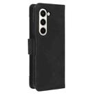 For Samsung Galaxy Z Fold6 Skin Feel Calf Texture Card Slots Leather Phone Case(Black) - 3