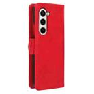 For Samsung Galaxy Z Fold6 Skin Feel Calf Texture Card Slots Leather Phone Case(Red) - 3