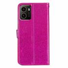 For HMD Pulse+ Glitter Powder Flip Leather Phone Case(Rose Red) - 3