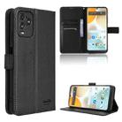 For BLU View 5 Pro Diamond Texture Leather Phone Case(Black) - 1