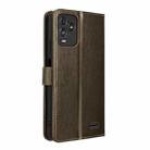 For BLU View 5 Pro Diamond Texture Leather Phone Case(Brown) - 3