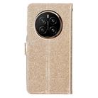 For Honor Magic7 Glitter Powder Flip Leather Phone Case(Gold) - 3