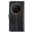 For Honor Magic7 Pro Glitter Powder Flip Leather Phone Case(Black) - 3