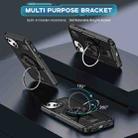 For iPhone 15 Plus / 14 Plus Ring Holder Carbon Fiber PC Hybrid TPU Phone Case(Black) - 2