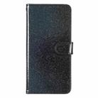 For Redmi Note 14 5G Glitter Powder Flip Leather Phone Case(Black) - 2