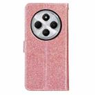 For Redmi A4 5G Glitter Powder Flip Leather Phone Case(Rose Gold) - 3