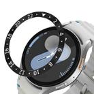 For Samsung Galaxy Watch 7 40mm Style C Smart Watch Dial Stainless Steel Bezel Ring Cover(Black) - 1