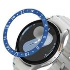 For Samsung Galaxy Watch 7 40mm Style C Smart Watch Dial Stainless Steel Bezel Ring Cover(Blue) - 1