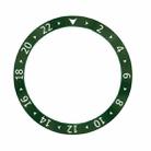 For Samsung Galaxy Watch 7 40mm Style C Smart Watch Dial Stainless Steel Bezel Ring Cover(Green) - 2