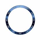 For Samsung Galaxy Watch 7 40mm Style A Smart Watch Dial Stainless Steel Bezel Ring Cover(Blue) - 2