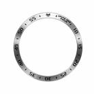 For Samsung Galaxy Watch 7 40mm Style A Smart Watch Dial Stainless Steel Bezel Ring Cover(Silver) - 2