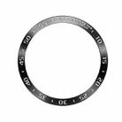 For Samsung Galaxy Watch 7 44mm Style A Smart Watch Dial Stainless Steel Bezel Ring Cover(Black) - 2