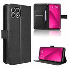 For T-Mobile Revvl 7 5G Diamond Texture Leather Phone Case(Black) - 1