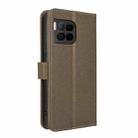 For T-Mobile Revvl 7 Pro 5G Diamond Texture Leather Phone Case(Brown) - 3