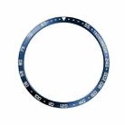 For Samsung Galaxy Watch 7 40mm Style E Smart Watch Dial Stainless Steel Bezel Ring Cover(Blue) - 2