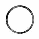 For Samsung Galaxy Watch 7 44mm Style E Smart Watch Dial Stainless Steel Bezel Ring Cover(Black) - 2