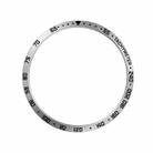 For Samsung Galaxy Watch Ultra 47mm Style E Smart Watch Dial Stainless Steel Bezel Ring Cover(Silver) - 2