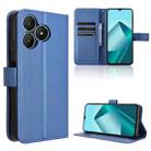 For Wiko T20 Diamond Texture Leather Phone Case(Blue) - 1