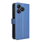 For Wiko T20 Diamond Texture Leather Phone Case(Blue) - 3