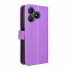 For Wiko T20 Diamond Texture Leather Phone Case(Purple) - 3