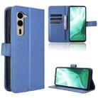 For Fujitsu Arrows We2 Plus Diamond Texture Leather Phone Case(Blue) - 1