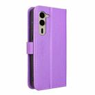 For Fujitsu Arrows We2 Plus Diamond Texture Leather Phone Case(Purple) - 3