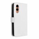 For Fujitsu Arrows We2 Diamond Texture Leather Phone Case(White) - 3