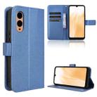 For Fujitsu Arrows We2 Diamond Texture Leather Phone Case(Blue) - 1