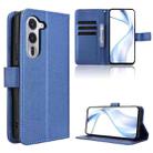 For Fujitsu Arrows Alpha F-51F Diamond Texture Leather Phone Case(Blue) - 1