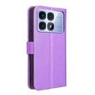 For Redmi K70 Ultra Diamond Texture Leather Phone Case(Purple) - 3