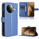 For Redmi K80 / K80 Pro Diamond Texture Leather Phone Case(Blue) - 1