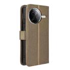 For Redmi K80 / K80 Pro Diamond Texture Leather Phone Case(Brown) - 3