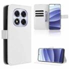 For Redmi Note 14 Pro+ 5G Diamond Texture Leather Phone Case(White) - 1