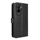 For Xiaomi Poco M7 4G 169mm Diamond Texture Leather Phone Case(Black) - 3