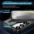 For Samsung Galaxy S24+ 5G Ring Holder Carbon Fiber PC Hybrid TPU Phone Case(Grey) - 1