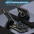 For Samsung Galaxy S24 Ultra 5G Ring Holder Carbon Fiber PC Hybrid TPU Phone Case(Black) - 2