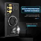 For Samsung Galaxy S24 Ultra 5G Ring Holder Carbon Fiber PC Hybrid TPU Phone Case(Black) - 3