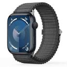 For Apple Watch Series 9 41mm DUX DUCIS YC Series Ocean Nylon Watch Band(Dark Grey) - 1