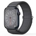 For Apple Watch Series 8 41mm DUX DUCIS YC Series Ocean Nylon Watch Band(Dark Grey) - 1