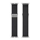 For Apple Watch Series 8 41mm DUX DUCIS YC Series Ocean Nylon Watch Band(Dark Grey) - 3