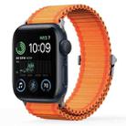 For Apple Watch SE 2022 40mm DUX DUCIS YC Series Ocean Nylon Watch Band(Orange) - 1