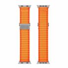 For Apple Watch SE 2022 40mm DUX DUCIS YC Series Ocean Nylon Watch Band(Orange) - 3