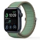 For Apple Watch SE 2022 40mm DUX DUCIS YC Series Ocean Nylon Watch Band(Green) - 1