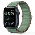 For Apple Watch SE 2022 44mm DUX DUCIS YC Series Ocean Nylon Watch Band(Green) - 1