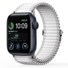 For Apple Watch SE 40mm DUX DUCIS YC Series Ocean Nylon Watch Band(White) - 1