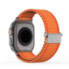 For Apple Watch SE 44mm DUX DUCIS YC Series Ocean Nylon Watch Band(Orange) - 2