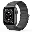 For Apple Watch Series 6 40mm DUX DUCIS YC Series Ocean Nylon Watch Band(Dark Grey) - 1